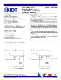 Datasheet IDT74ALVCH16821 manufacturer IDT
