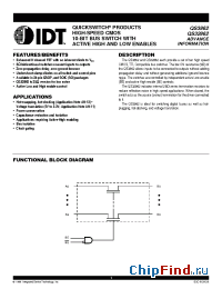 Datasheet QS32862 manufacturer IDT