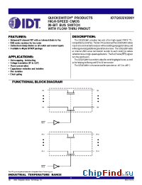 Datasheet QS32X2861 manufacturer IDT