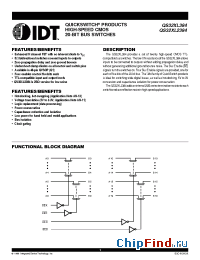 Datasheet QS32XL2384 manufacturer IDT