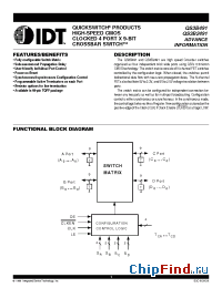 Datasheet QS3B491 manufacturer IDT