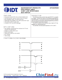 Datasheet QS3R384 manufacturer IDT