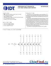 Datasheet QS3V245 manufacturer IDT
