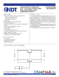 Datasheet QS3VH2862 manufacturer IDT