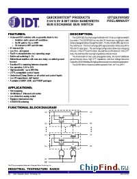 Datasheet QS3VH383 manufacturer IDT
