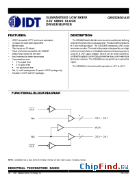 Datasheet QS532805B manufacturer IDT