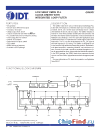 Datasheet QS5931 manufacturer IDT