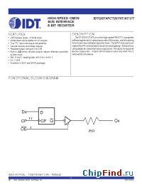 Datasheet QS74FCT2574T manufacturer IDT