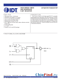 Datasheet QS74FCT2823T manufacturer IDT