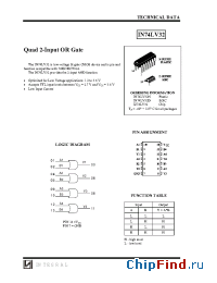 Datasheet IN74LV32D manufacturer IK Semi.