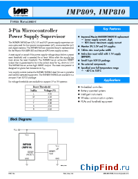 Datasheet IMP810REUR-T manufacturer IMP