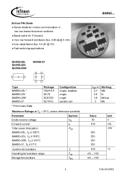 Datasheet BAR65-07 manufacturer Infineon