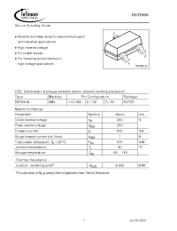 Datasheet BAT240A manufacturer Infineon