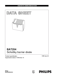 Datasheet BAT254/T1 manufacturer Infineon