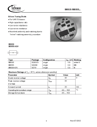 Datasheet BB555-02V manufacturer Infineon