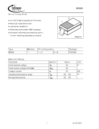 Datasheet BB669E6433 manufacturer Infineon