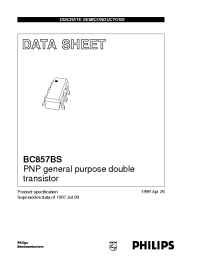 Datasheet BC857BS/T1 manufacturer Infineon