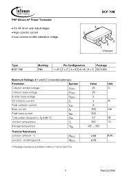 Datasheet BCP70ME6433 manufacturer Infineon