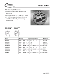 Datasheet BCR183F manufacturer Infineon