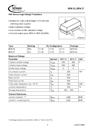 Datasheet BFN23E6433 manufacturer Infineon