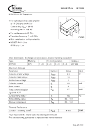 Datasheet BFP520 manufacturer Infineon