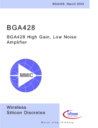 Datasheet BGA428 manufacturer Infineon