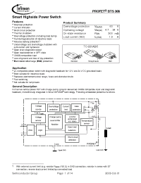 Datasheet BTS308 manufacturer Infineon