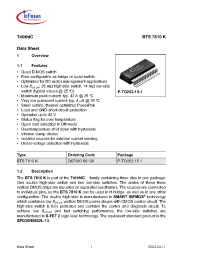 Datasheet BTS7810K manufacturer Infineon