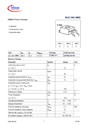 Datasheet BUZ30ASMD manufacturer Infineon