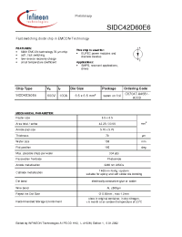 Datasheet C67047-A4681-A003 manufacturer Infineon
