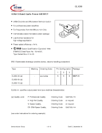 Datasheet CLX30-05 manufacturer Infineon