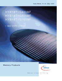 Datasheet HYB18T1G400AFL-5 manufacturer Infineon