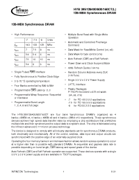 Datasheet HYB39S128160CT-7 manufacturer Infineon