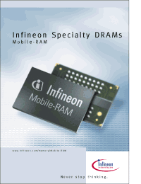 Datasheet HYE18L128160BC-7.5 manufacturer Infineon