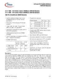 Datasheet HYS64/72V16300GU manufacturer Infineon