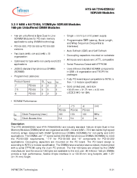 Datasheet HYS64V64220GU-75-C2 manufacturer Infineon