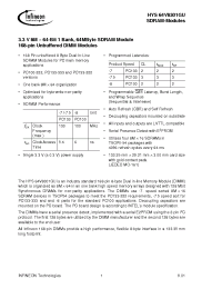 Datasheet HYS64V8301GU manufacturer Infineon
