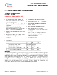 Datasheet HYS72D256020GR-7-A manufacturer Infineon