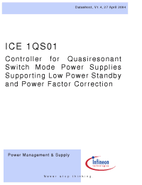 Datasheet ICE1QS01G manufacturer Infineon
