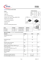 Datasheet IPD07N03L manufacturer Infineon