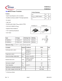 Datasheet IPD09N03LA manufacturer Infineon
