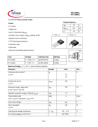 Datasheet IPD12N03L manufacturer Infineon