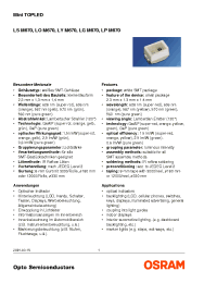 Datasheet LGM670-K2M1-1 manufacturer Infineon