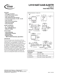 Datasheet LH1516AT manufacturer Infineon