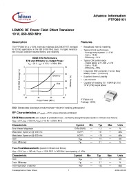 Datasheet PTF080101 manufacturer Infineon