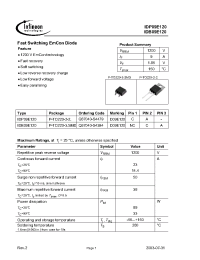 Datasheet Q67040-S4384 manufacturer Infineon