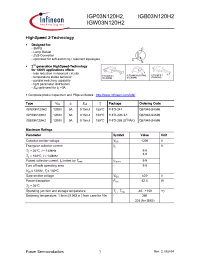 Datasheet Q67040-S4596 manufacturer Infineon