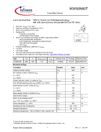 Datasheet Q67040S4718 manufacturer Infineon