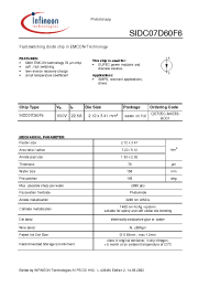 Datasheet Q67050-A4039-A001 manufacturer Infineon
