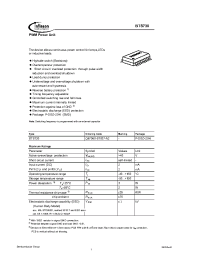 Datasheet Q67060-S7007-A2 manufacturer Infineon